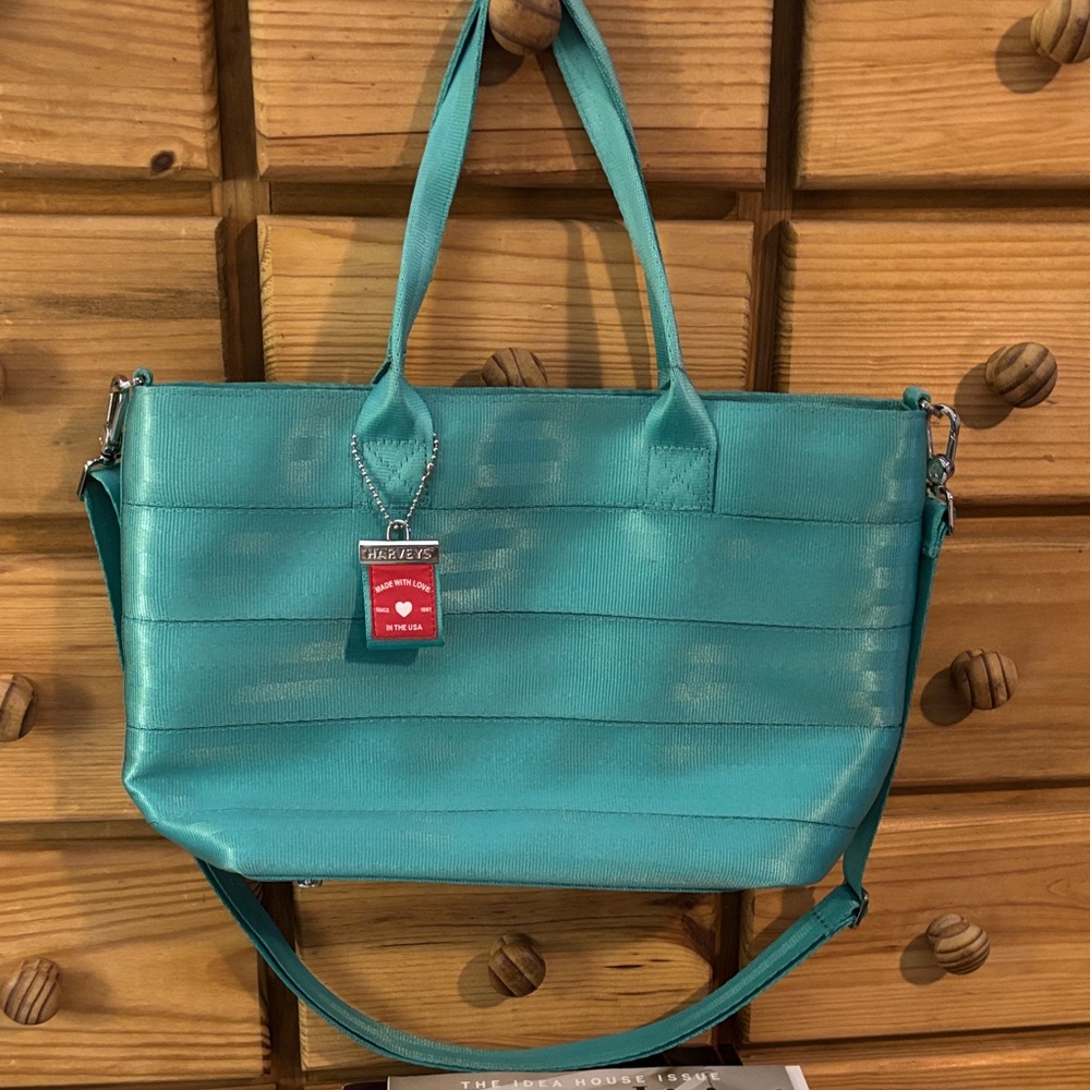 Harvey Aqua Blue Women's Tote Bag